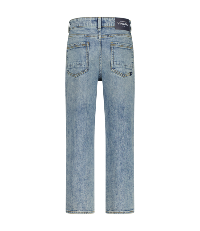 Vingino winter jeansbroek jongens - blauw - Geraldo - relaxed fit