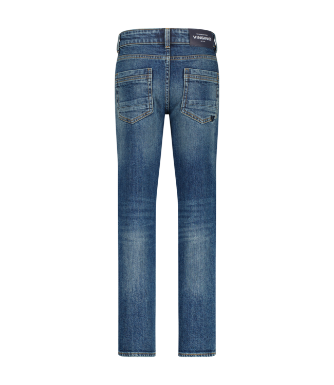 Vingino winter jeansbroek jongens - blauw - Pierre - straight fit