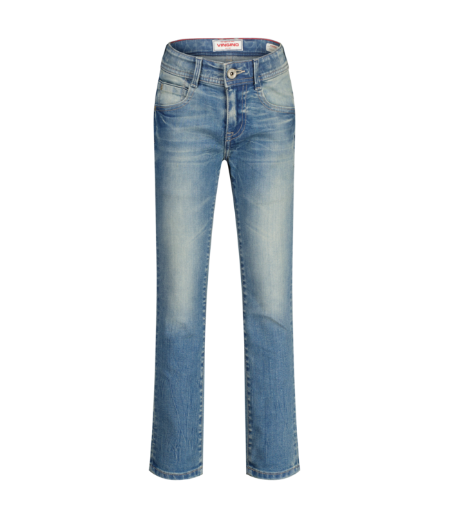 Vingino winter jeansbroek jongens - blauw - Apache icon - skinny fit