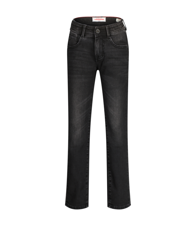 Vingino winter jeansbroek jongens - zwart - Apache icon - skinny fit