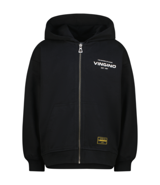 Vingino winter vest jongens - zwart - Basic-Vest - oversized fit