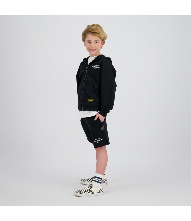 Vingino winter vest jongens - zwart - Basic-Vest - oversized fit