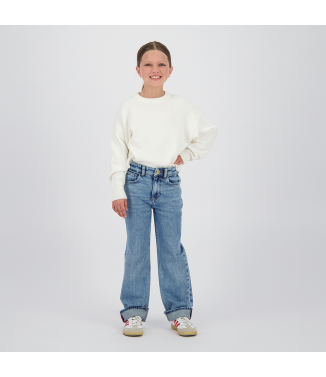 Vingino winter jeansbroek meisjes - blauw - Cecile - wide leg fit