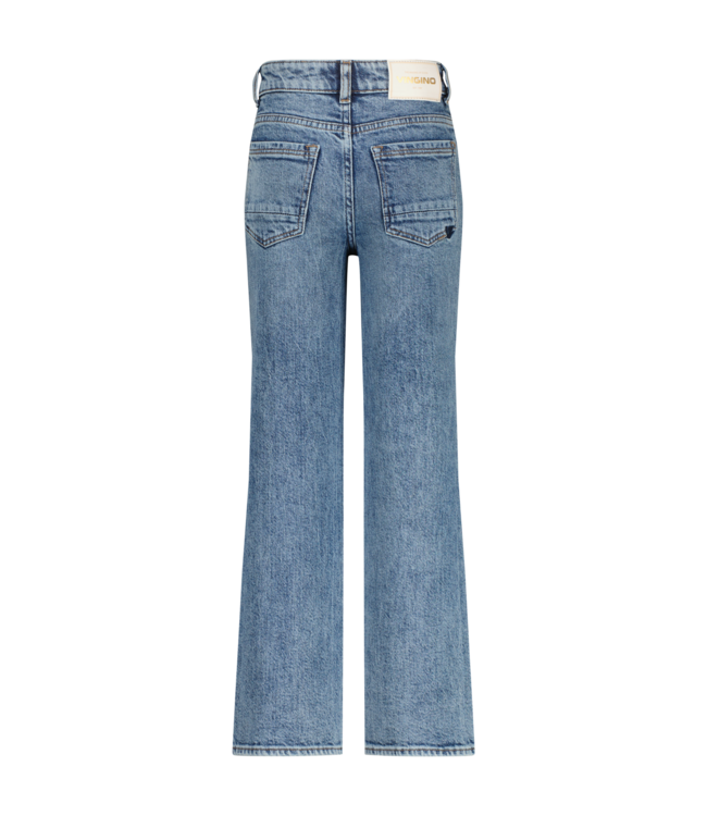 Vingino winter jeansbroek meisjes - blauw - Cecile - wide leg fit