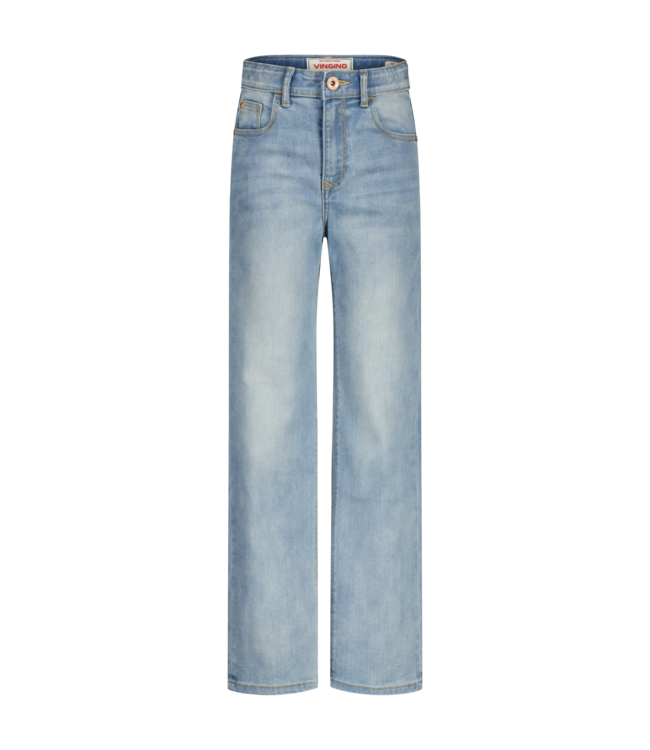 Vingino winter jeansbroek meisjes - blauw - Giulia icon - wide leg fit