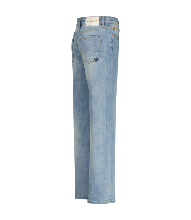 Vingino winter jeansbroek meisjes - blauw - Giulia icon - wide leg fit