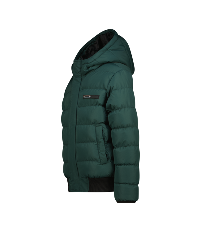 Vingino winter jas jongens - donker groen - Tafreo - capuchon