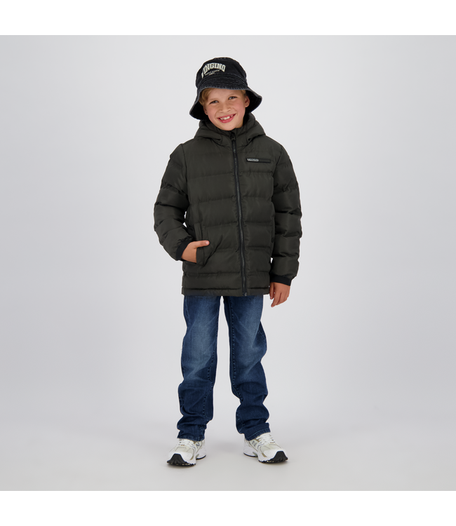 Vingino winter jas jongens - grijs - Tisal - kort