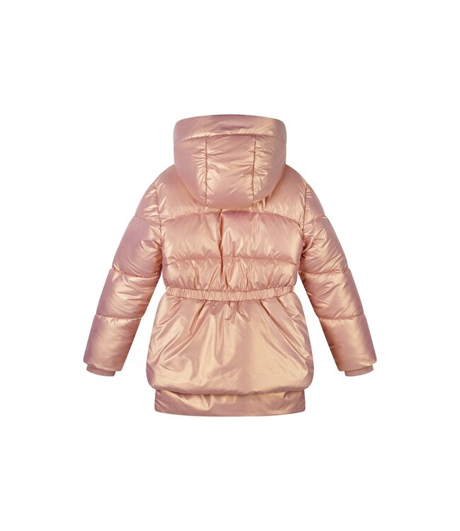 Le Chic winter winterjas meisjes - rood - Billie - folie, stippen