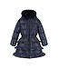 Le Chic winter winterjas meisjes - navy blauw - Blight - ruffle