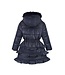 Le Chic winter winterjas meisjes - navy blauw - Blight - ruffle