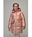 Le Chic winter winterjas meisjes - roze - Bodhi - furry, lang, tas