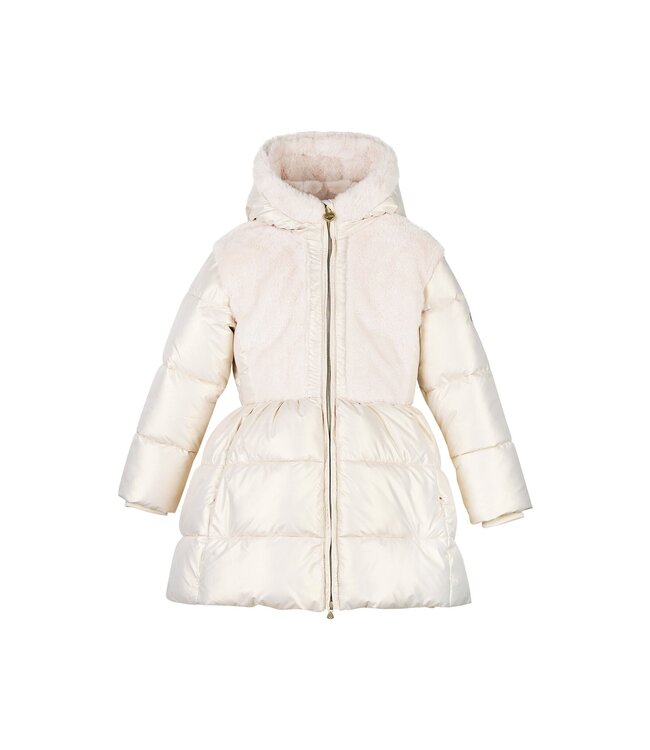 Le Chic winter winterjas meisjes - wit - Bloom - furry