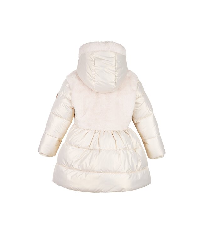 Le Chic winter winterjas meisjes - wit - Bloom - furry