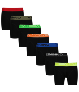 Vingino winter ondergoed jongens - zwart - Boys-boxer-7pack