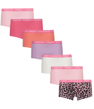 Vingino winter ondergoed meisjes - roze - Girls-boxer-7pack