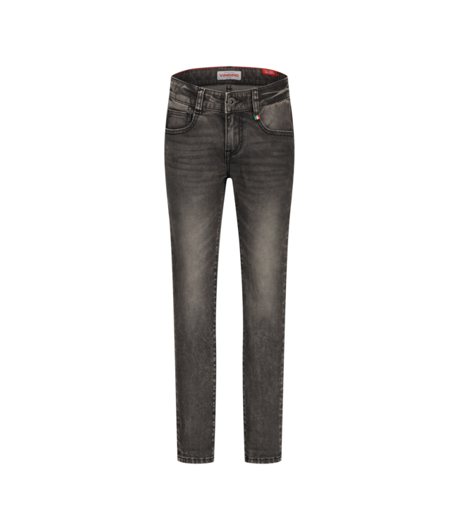 Vingino winter jeansbroek jongens - donker grijs - Aron - skinny fit