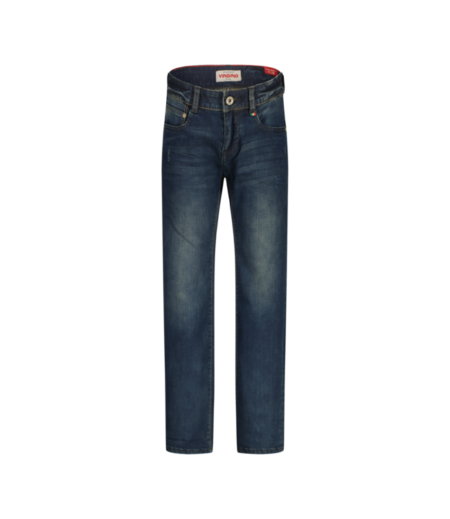 Vingino winter jeansbroek jongens - blauw - Dante - slim fit