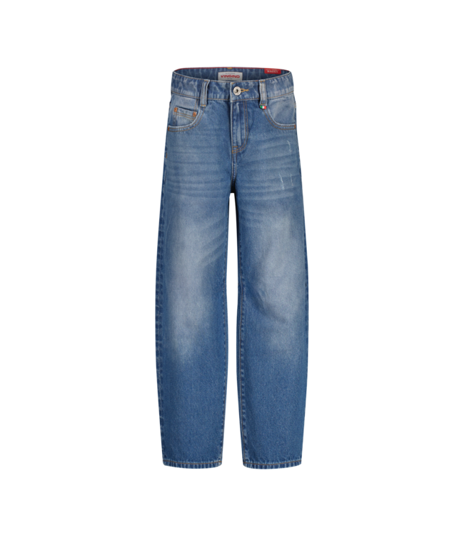 Vingino winter jeansbroek jongens - blauw - Kent - baggy fit
