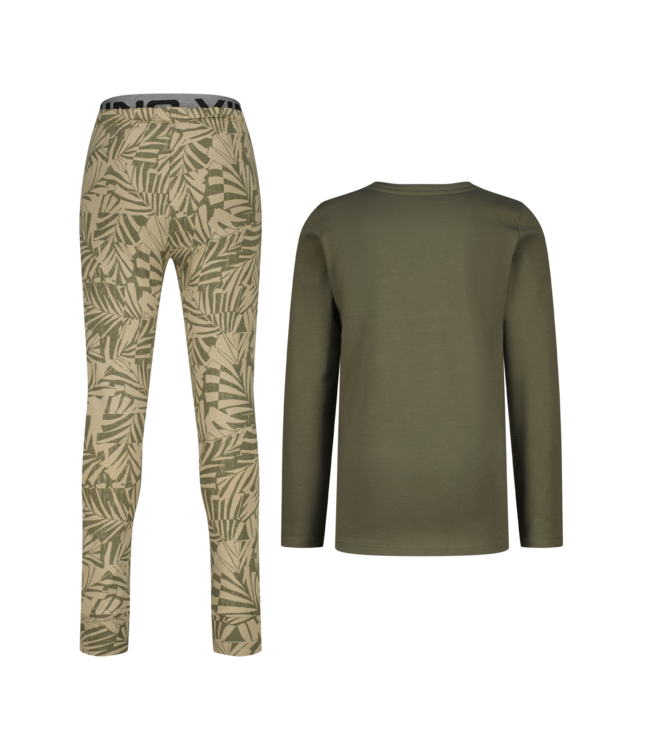 Vingino winter pyjama jongens - groen - Walmo - comfort fit