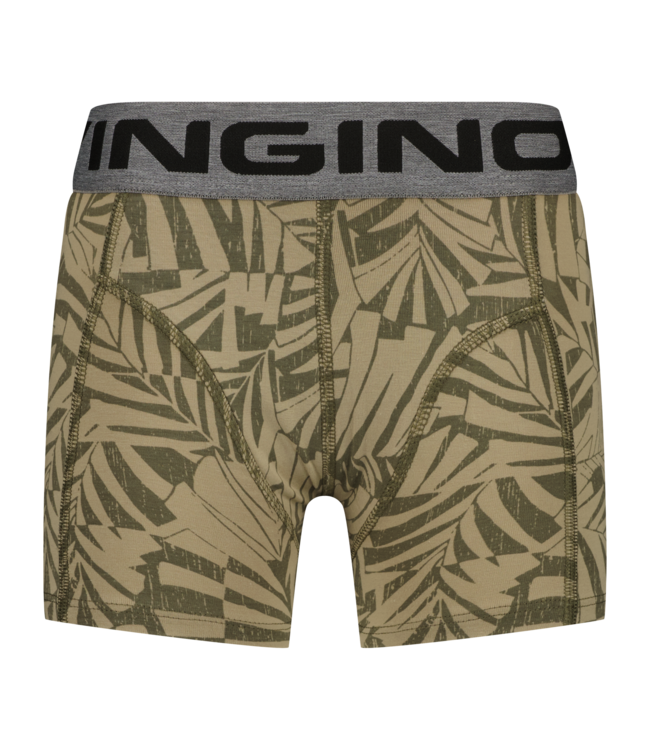 Vingino winter ondergoed jongens - groen - Graphic 4-pack - classic boxer