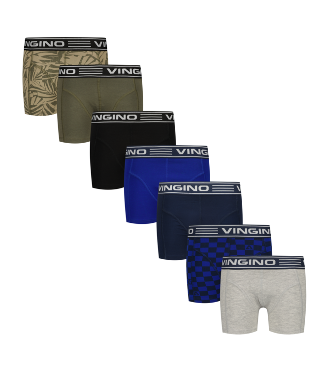 Vingino winter ondergoed jongens - zwart - 7pack - classic boxer