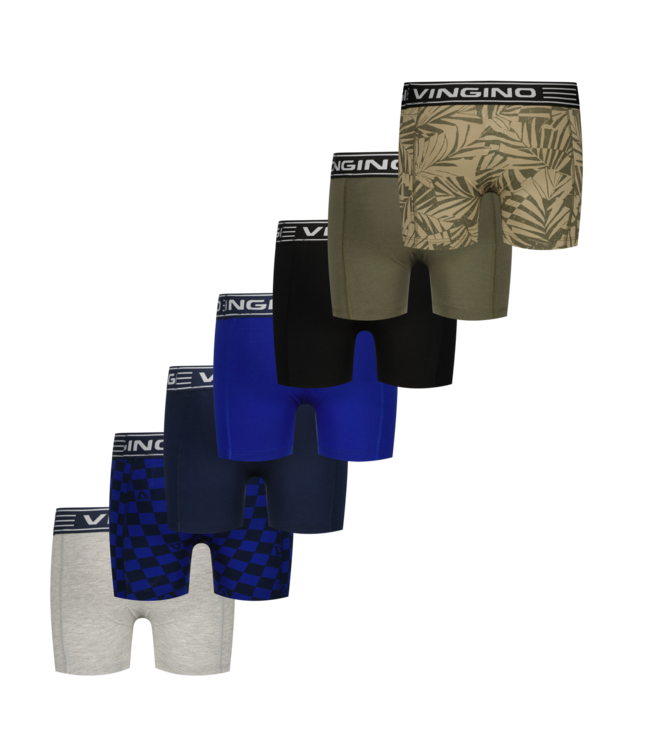 Vingino winter ondergoed jongens - zwart - 7pack - classic boxer