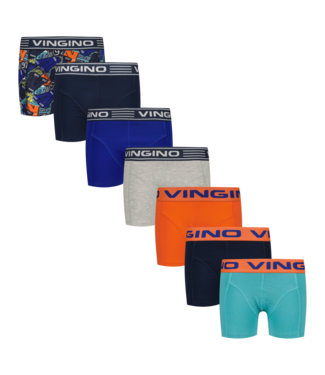 Vingino winter ondergoed jongens - donker blauw - Week 7-pack - classic boxer