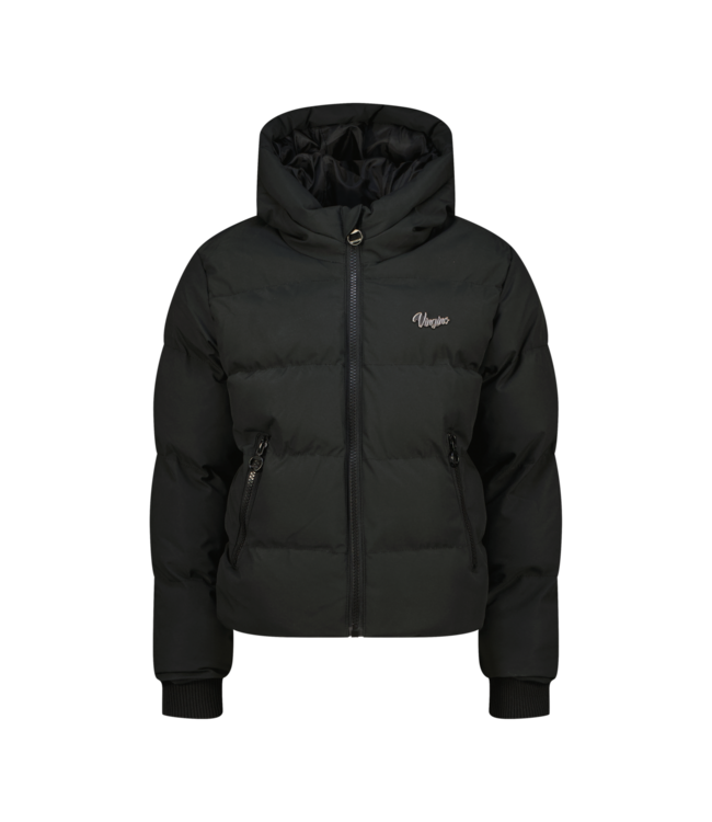 Vingino winter jas meisjes - zwart - Tezia - capuchon