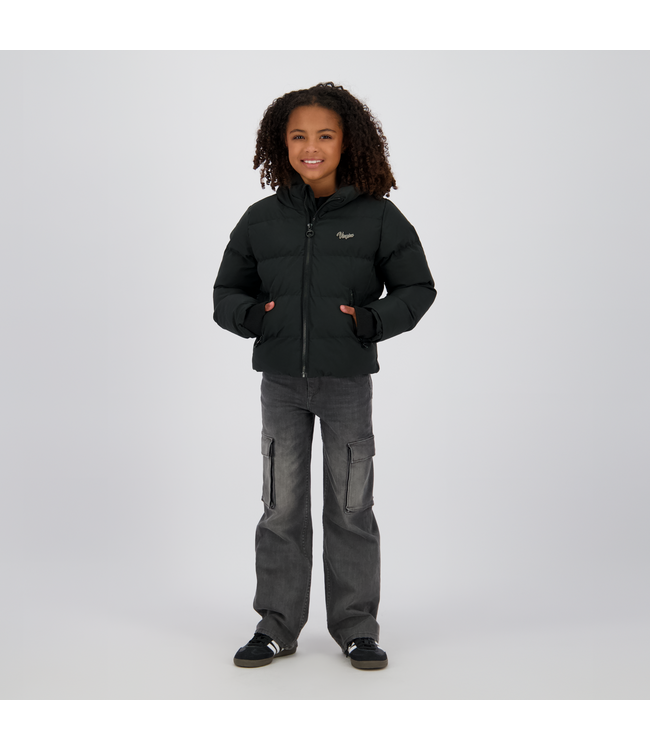 Vingino winter jas meisjes - zwart - Tezia - capuchon