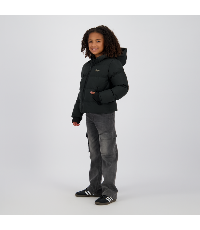Vingino winter jas meisjes - zwart - Tezia - capuchon