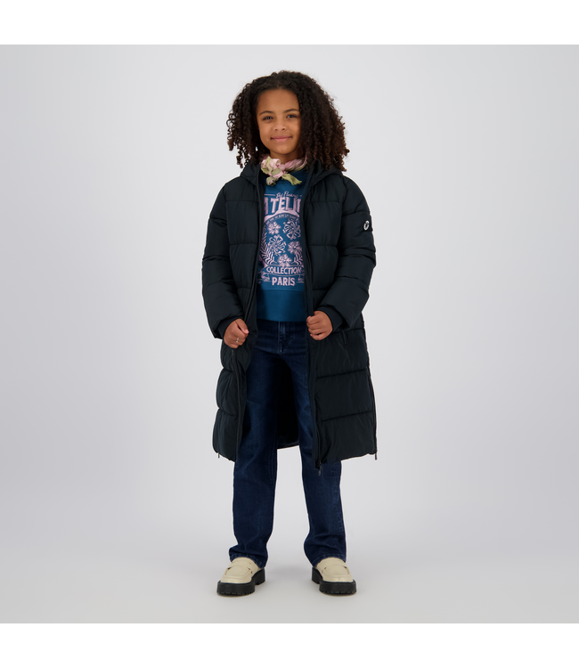 Vingino winter jas meisjes - zwart - Taire - lang