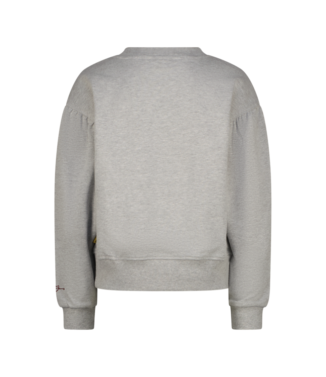 Vingino winter sweater meisjes - licht grijs - Noran - comfort fit