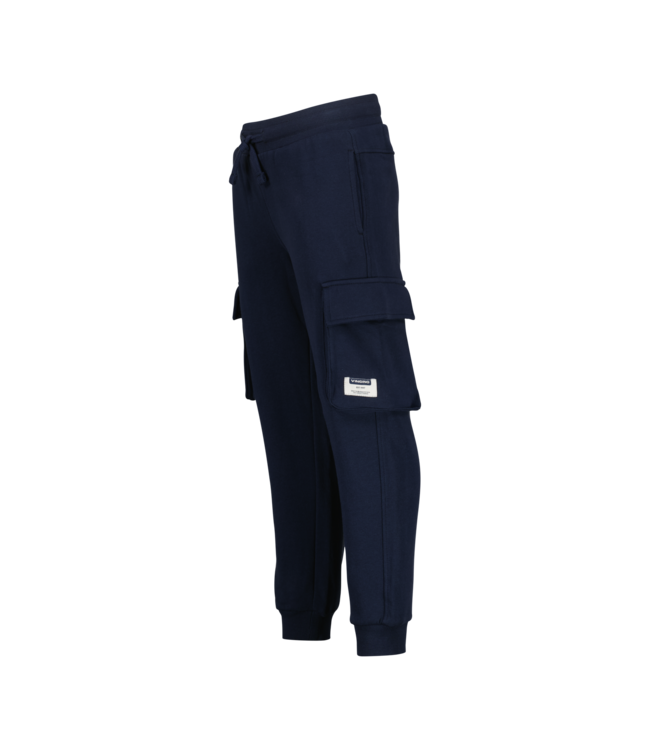 Vingino winter broek meisjes - donker blauw - Basic sweat cargo - comfort fit