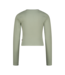 Vingino winter top meisjes - groen - Basic crop longsleeve - rib