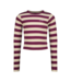 Vingino winter top meisjes - paars - Basic crop top - rib, strepen