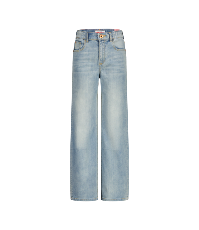 Vingino winter jeansbroek meisjes - blauw - Coco - wide leg fit