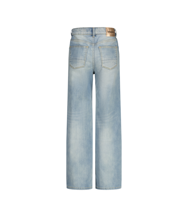 Vingino winter jeansbroek meisjes - blauw - Coco - wide leg fit