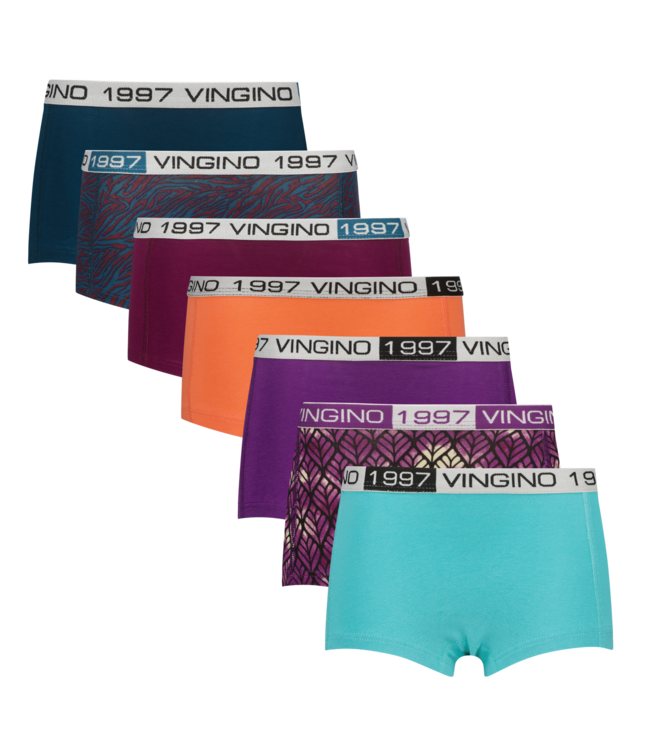 Vingino winter ondergoed meisjes - blauw - 7 pack hipster - comfort fit