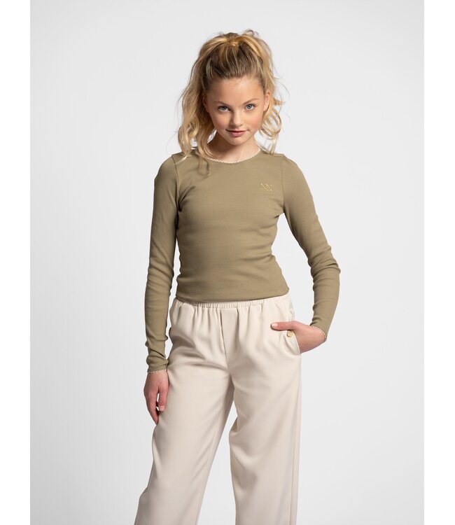 Nik&Nik winter broek meisjes - zand - Eliza