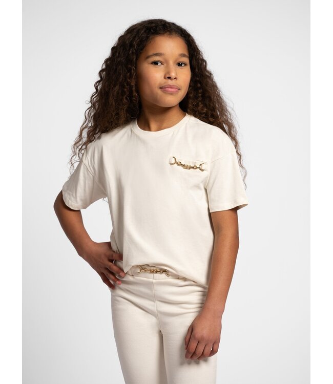 Nik&Nik winter t-shirt meisjes - zand - Sage