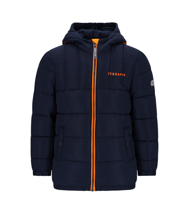 Tygo & Vito winter winterjas jongens - navy blauw - Jix