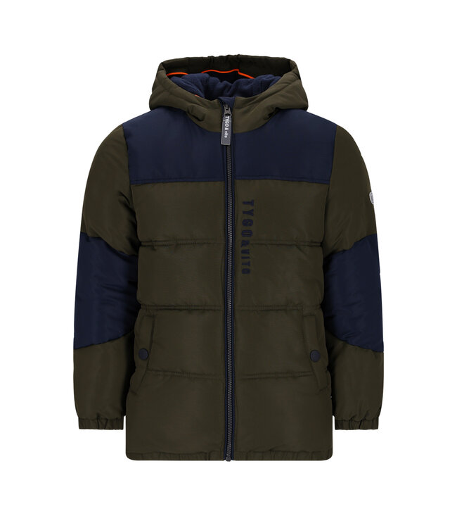 Tygo & Vito winter winterjas jongens - groen - Joe