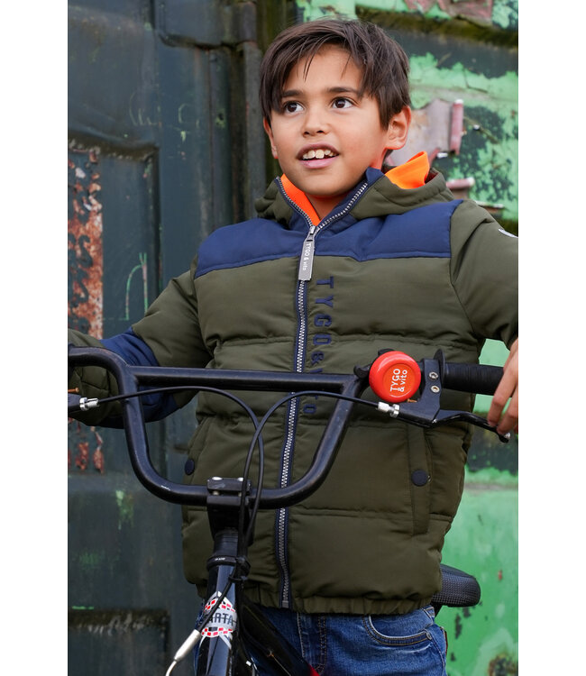 Tygo & Vito winter winterjas jongens - groen - Joe