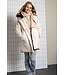 NoBell winter winterjas meisjes - beige - Belvine - lang, capuhon