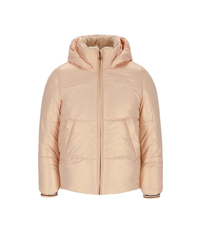 Like Flo winter winterjas meisjes - oranje - Aelin - kort, capuchon