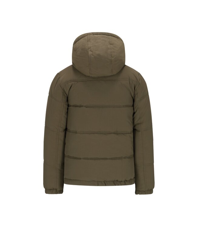 Like Flo winter winterjas jongens - groen - Albon - omkeerbaar, capuchon