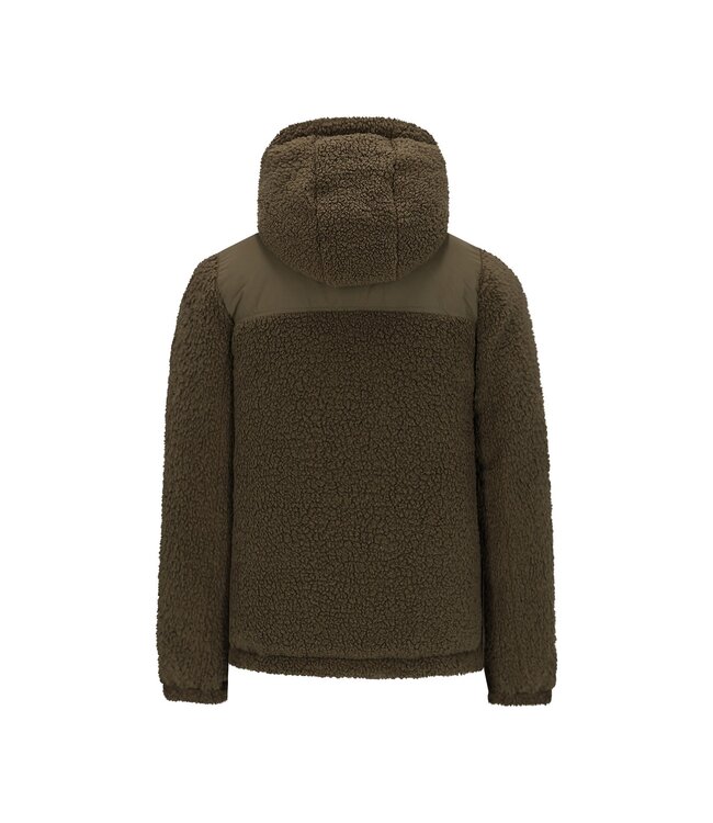 Like Flo winter winterjas jongens - groen - Albon - omkeerbaar, capuchon