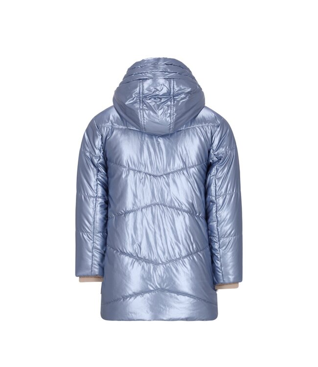 Like Flo winter winterjas meisjes - blauw - Abbi - gewatteerd, capuchon