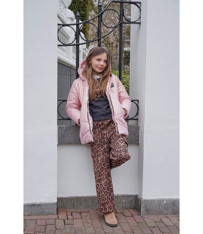 Like Flo winter winterjas meisjes - paars - Abbi - gewatteerd, capuchon